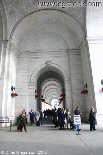 Taxi Stand at Union Station, Washington DC