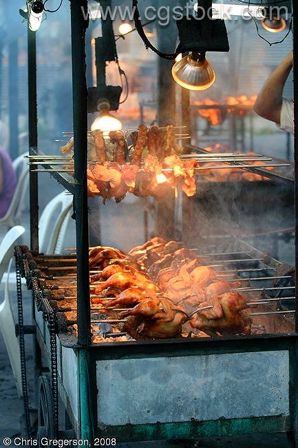 Roast Chicken Cart, Angeles City, Philippines