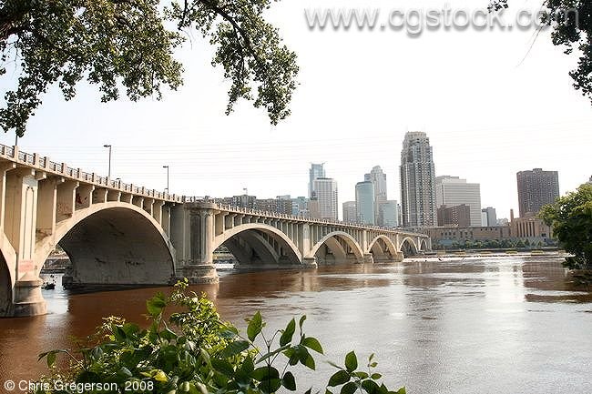 3rd Avenue Bridge and Mississippi River, Minneapolis