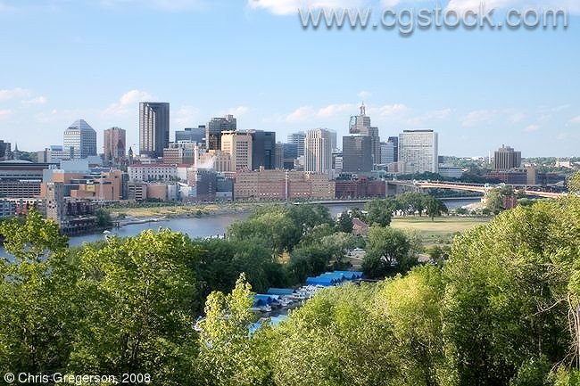 Downtown St. Paul and the Mississippi River