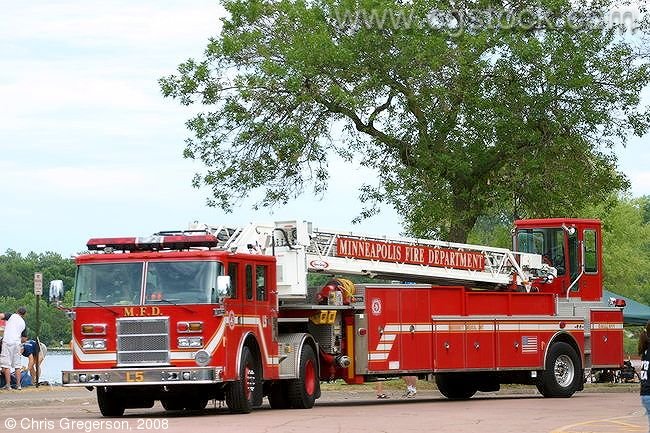 Minneapolis Fire Department Ladder Truck