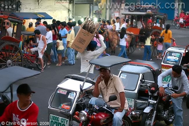 Laoag Street Scene, The Philippines