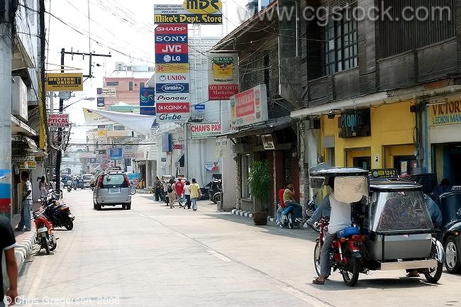 Street in Downtown Vigan, Ilocos Sur, Philippines