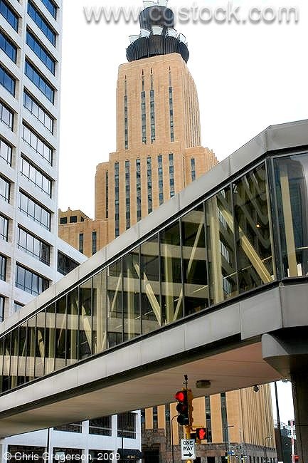 Qwest Tower and Skyway, Downtown Minneapolis