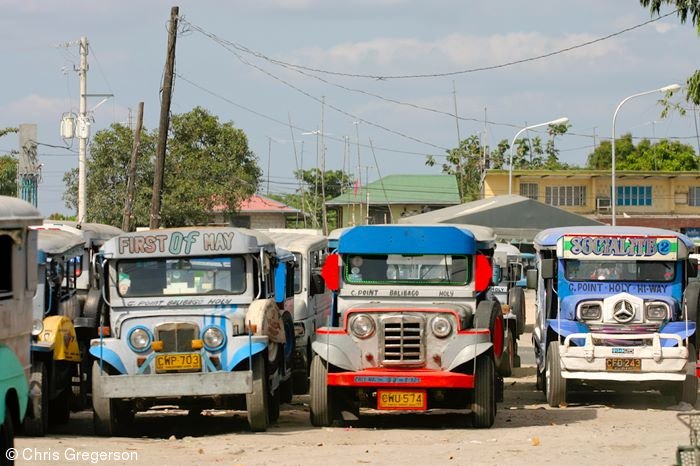 Jeepneys Parked in Angeles City