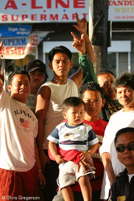 Filipino Men at Trike Stand, Angeles City