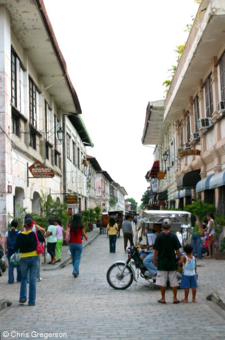 Crisologo Street in Vigan, Philippines